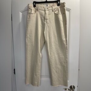 Kensie Jeans Vintage Luxe The Allie High Rise Slim Lightweight Frayed Hem